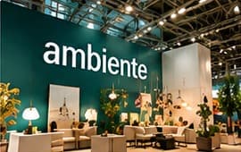 Hostessen auf einer Konsumgütermesse