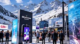 Promotionteam im Einsatz auf einer Sportmesse