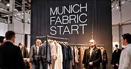 Model bei einer Modepräsentation