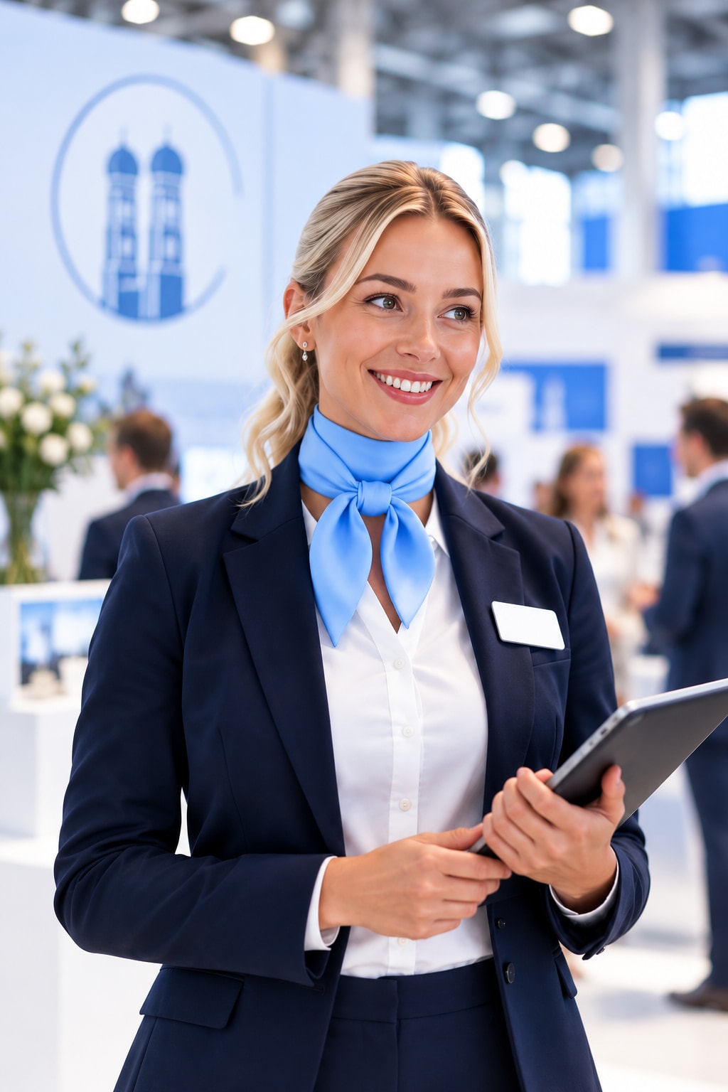 Hostess im Einsatz in München